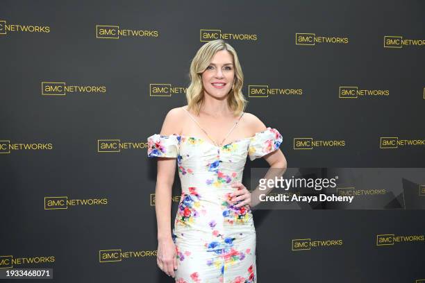 Rhea Seehorn attends the AMC Networks' EMMY Brunch at LAVO Ristorante on January 14, 2024 in West Hollywood, California.