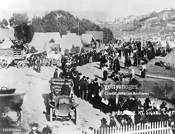 Breadline During San Francisco Earthquake