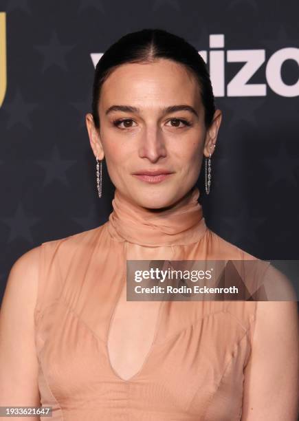 Jenny Slate attends the 29th Annual Critics Choice Awards at Barker Hangar on January 14, 2024 in Santa Monica, California.