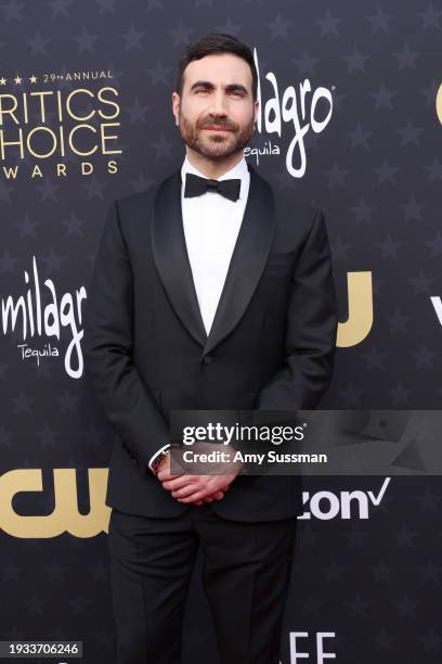 Brett Goldstein attends the 29th Annual Critics Choice Awards at Barker Hangar on January 14, 2024 in Santa Monica, California.