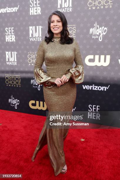 Cara Jade Myers attends the 29th Annual Critics Choice Awards at Barker Hangar on January 14, 2024 in Santa Monica, California.