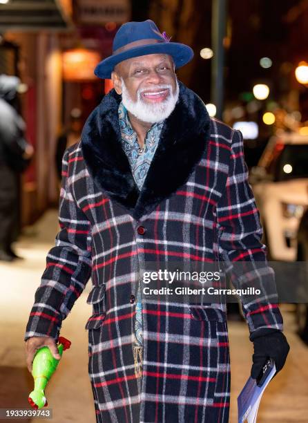 Comedian/actor Michael Colyar is seen arriving to his comedy show on January 14, 2024 in Philadelphia, Pennsylvania.