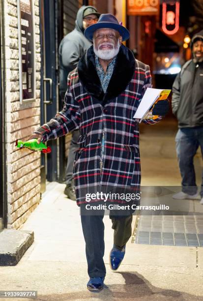 Comedian/actor Michael Colyar is seen arriving to his comedy show on January 14, 2024 in Philadelphia, Pennsylvania.