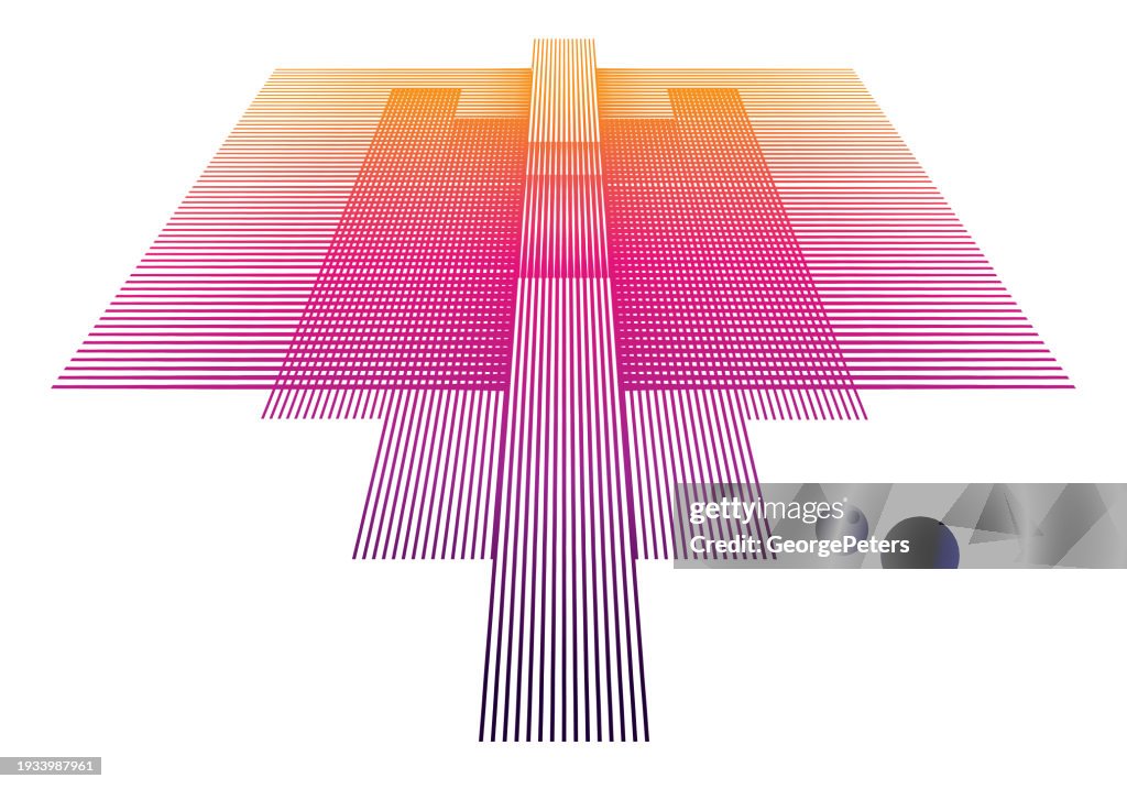 Multi Layered Rectangles With Diminishing Perspective High-Res Vector ...