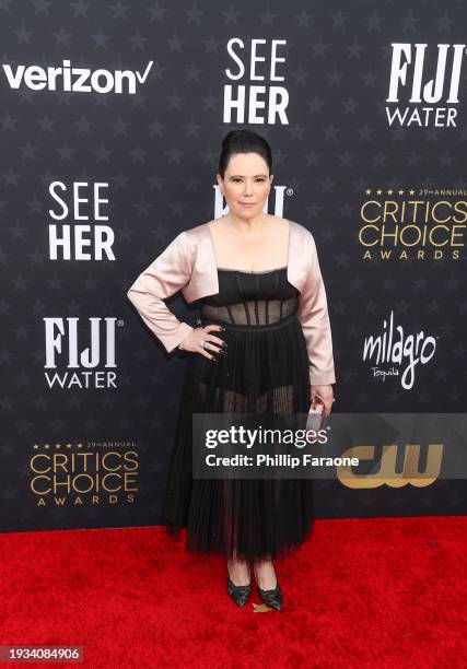 Alex Borstein with FIJI Water at The 29th Annual Critics Choice Awards on January 14, 2024 in Los Angeles, California.