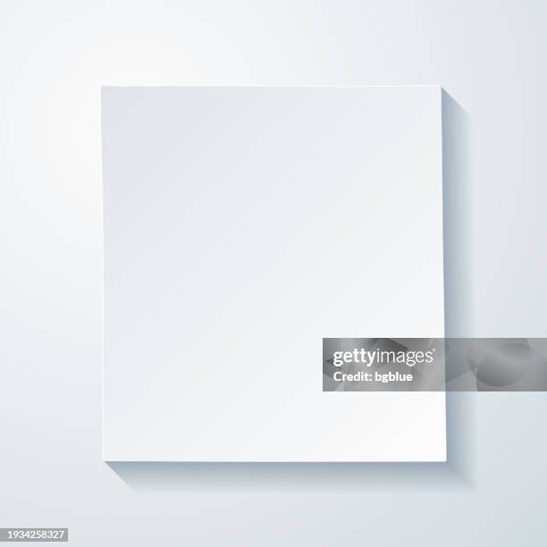 delaware county, indiana. map with paper cut effect on blank background - muncie stock illustrations