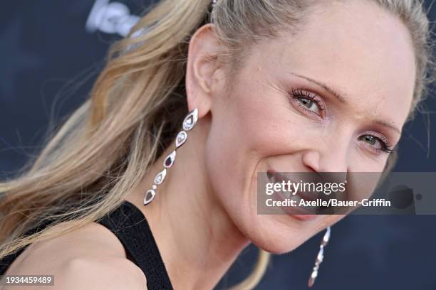 Juno Temple attends the 29th Annual Critics Choice Awards at Barker Hangar on January 14, 2024 in Santa Monica, California.