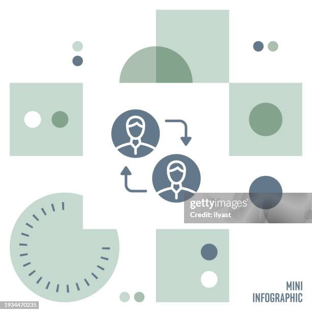 replacement mini infographic design - substitute player stock illustrations