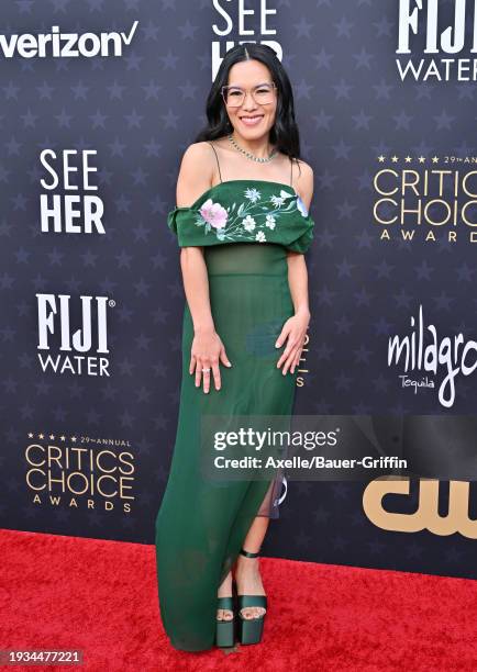 Ali Wong attends the 29th Annual Critics Choice Awards at Barker Hangar on January 14, 2024 in Santa Monica, California.