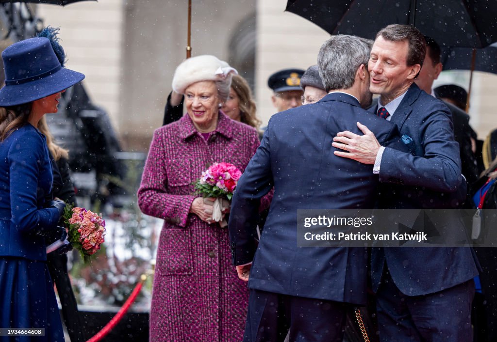 Danish Royal Family Received In Danish Parliament