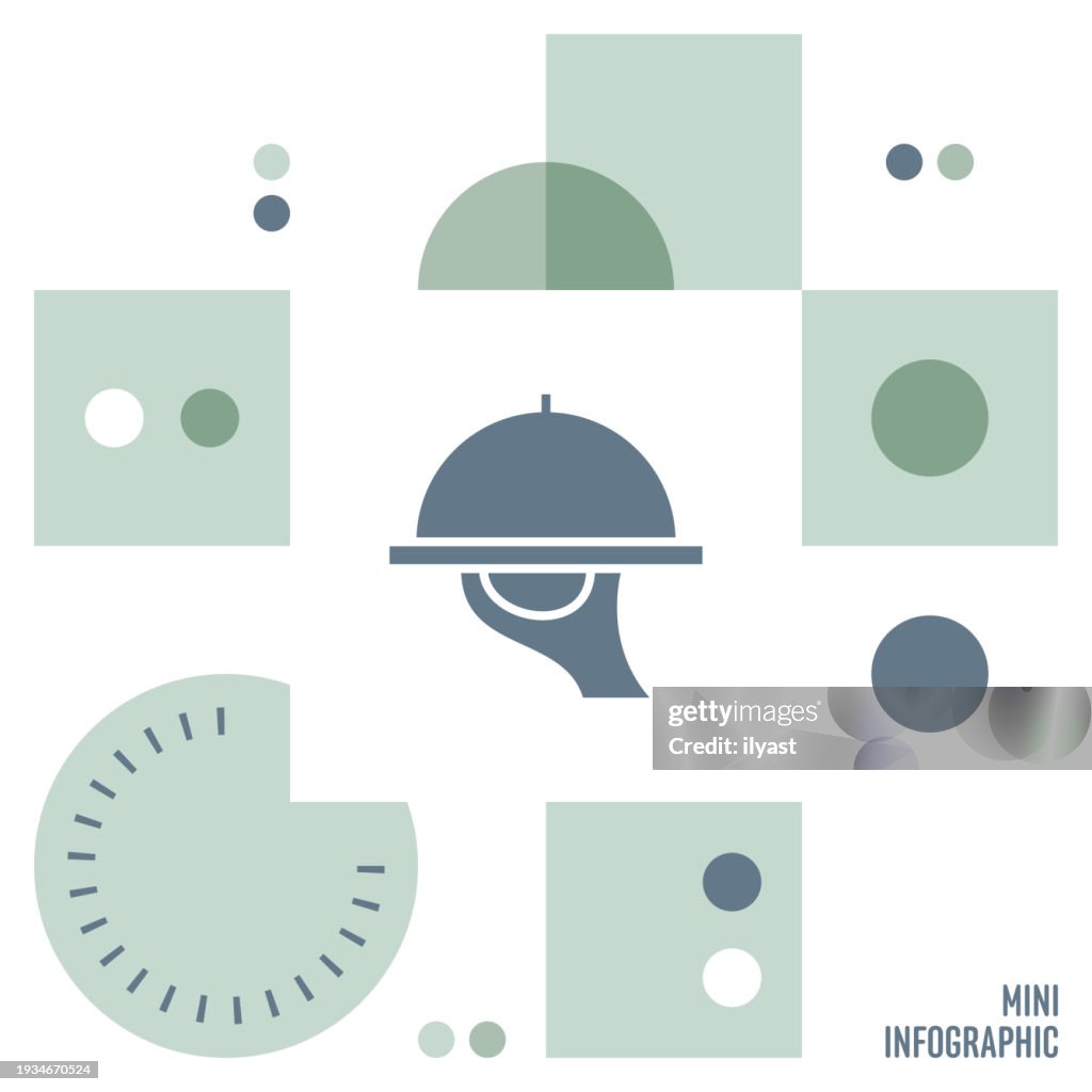 Service Tray Mini Infographic Design High-Res Vector Graphic - Getty Images