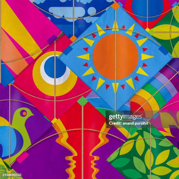 7 Inch Kite Pattern 785 Kite Pattern Stock Photos, High-Res Pictures, and Images - Getty Images