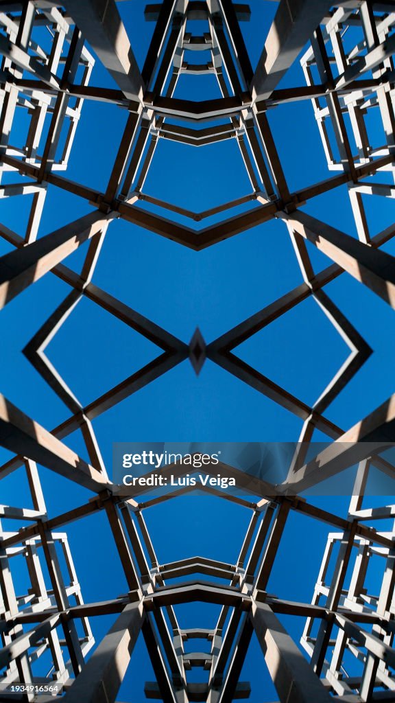 Kaleidoscopic Mandala of Construction Site / Abstract background