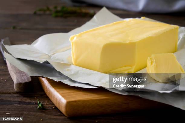 butter close-up - butter stock pictures, royalty-free photos & images