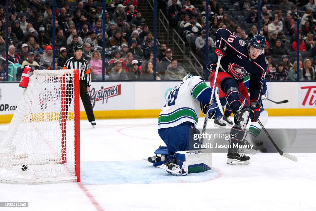 Vancouver Canucks v Columbus Blue Jackets