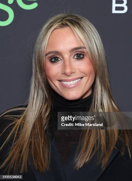 Anna Woolhouse attends the world premiere of the Netflix documentary "Six Nations: Full Contact" at Frameless on January 15, 2024 in London, England.
