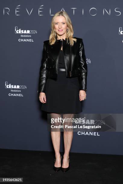 Léa Drucker attends the "Cesar - Revelations 2024" Photocall at Elysee Montmartre on January 15, 2024 in Paris, France.