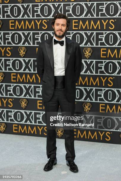 Adam Brody attends the 75th Primetime Emmy Awards at Peacock Theater on January 15, 2024 in Los Angeles, California.