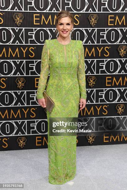 Rhea Seehorn attends the 75th Primetime Emmy Awards at Peacock Theater on January 15, 2024 in Los Angeles, California.