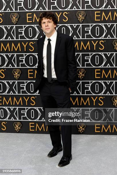 Jesse Eisenberg attends the 75th Primetime Emmy Awards at Peacock Theater on January 15, 2024 in Los Angeles, California.