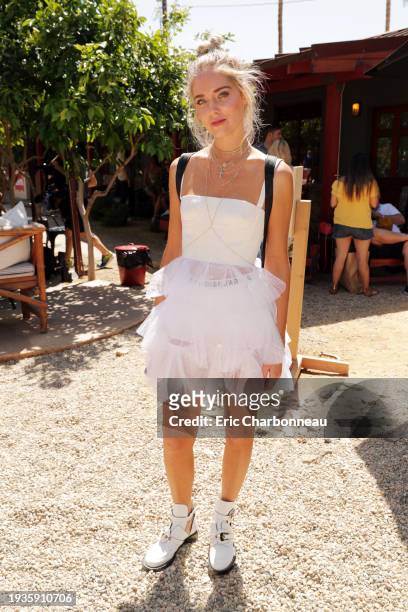 Chiara Ferragni seen at Levi's brunch 2017 Coachella Weekend 1 on Saturday], April 15 in Palm Springs, Ca.
