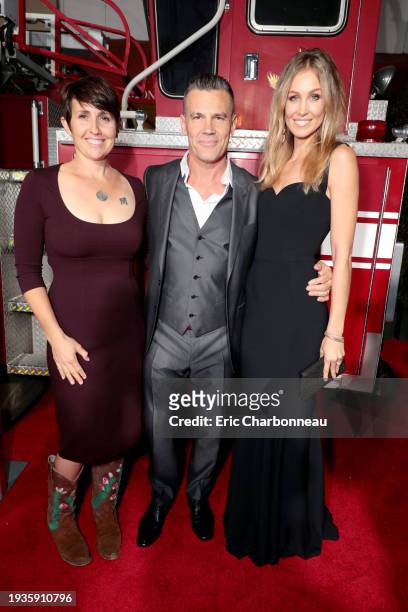 Amanda Marsh, Josh Brolin and Kathryn Boyd at the World Premiere of Columbia Pictures' ONLY THE BRAVE at Regency Village Theatre, Los Angeles, CA,...