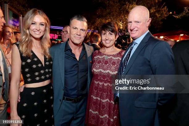 Tempe, AZKathryn Boyd, Josh Brolin, Amanda Marsh and guest at the red carpet screening of Columbia Pictures' ONLY THE BRAVE at Harkins Theatres Tempe...