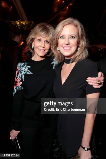 Jane Fonda and Lisa Holladay, Vice President of Global Brand Marketing, St. Regis Hotels & Resorts, seen at Town & Country Magazine with St. Regis...