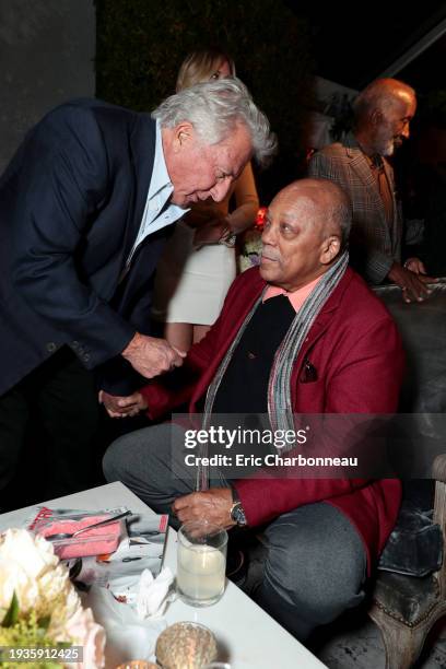 Dustin Hoffman and Quincy Jones seen at Town & Country Magazine with St. Regis Hotels & Resorts Celebrates November Families Issue, Los Angeles, CA -...