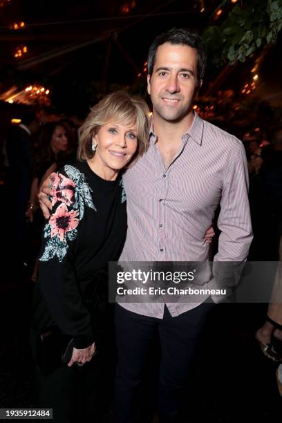 Jane Fonda and Troy Garity seen at Town & Country Magazine with St. Regis Hotels & Resorts Celebrates November Families Issue, Los Angeles, CA - 21...