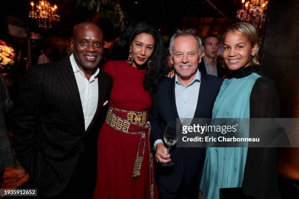 Reid, Gelila Assefa, Wolfgang Puck and Erica Reid seen at Town & Country Magazine with St. Regis Hotels & Resorts Celebrates November Families Issue,...