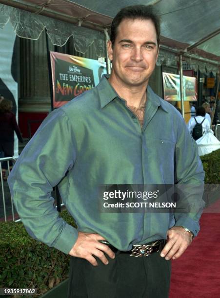 Actor Patrick Warburton appears at the, 10 December 2000, premiere of Walt Disney's "The Emperor's New Groove" at the El Capitan Theater in...