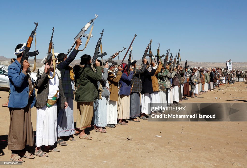 Tribal Gathering Protest U.S-Led Aerial Attacks In Yemen