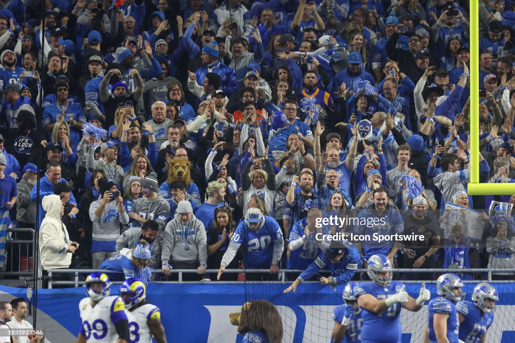 NFL: JAN 14 NFC Wild Card - Rams at Lions