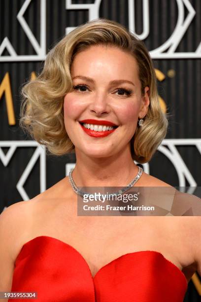 Katherine Heigl attends the 75th Primetime Emmy Awards at Peacock Theater on January 15, 2024 in Los Angeles, California.