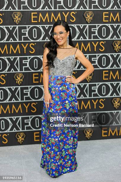 Ali Wong attends the 75th Primetime Emmy Awards at Peacock Theater on January 15, 2024 in Los Angeles, California.