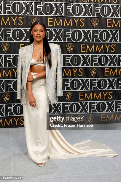 Ariana DeBose attends the 75th Primetime Emmy Awards at Peacock Theater on January 15, 2024 in Los Angeles, California.