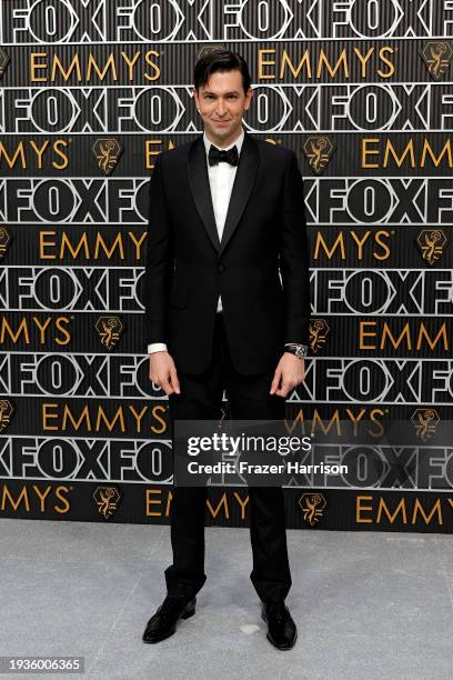 Nicholas Braun attends the 75th Primetime Emmy Awards at Peacock Theater on January 15, 2024 in Los Angeles, California.