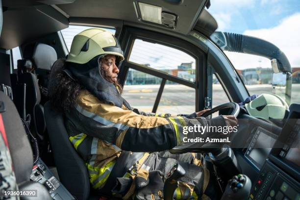 481 Firefighter Driving Truck Stock Photos, High-Res Pictures, and ...