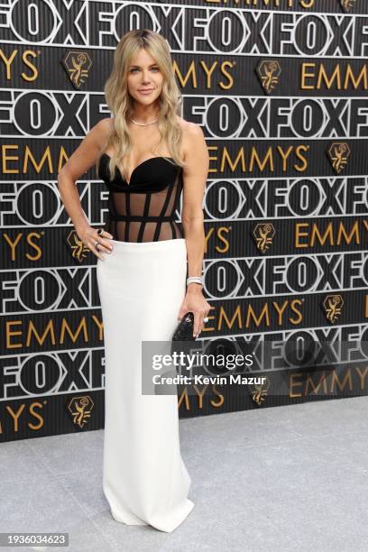 Kaitlin Olson attends the 75th Primetime Emmy Awards at Peacock Theater on January 15, 2024 in Los Angeles, California.