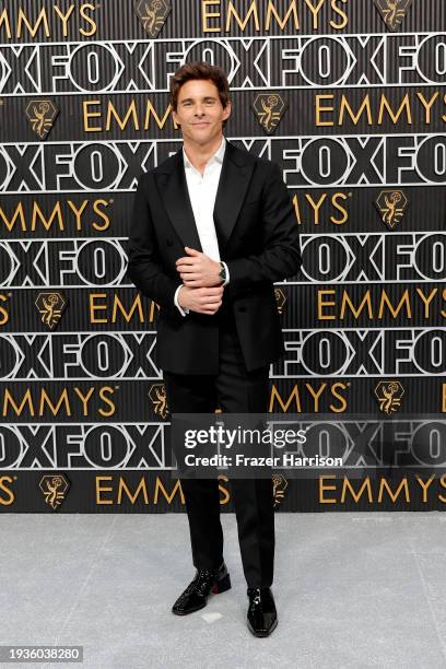 James Marsden attends the 75th Primetime Emmy Awards at Peacock Theater on January 15, 2024 in Los Angeles, California.