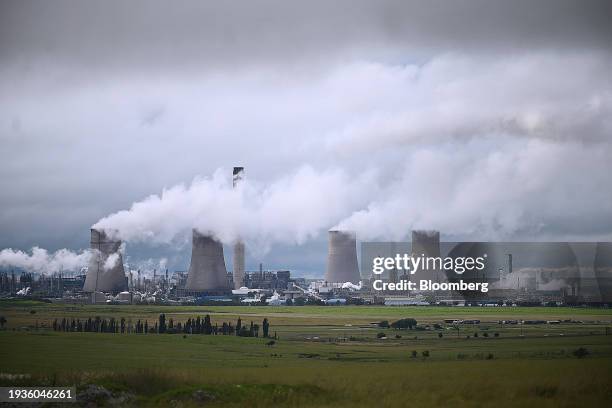 The Sasol Ltd. Secunda synthetic fuel plant in the town of Secunda, Mpumalanga province, South Africa, on Thursday, Jan. 18, 2024. With Sasol facing...