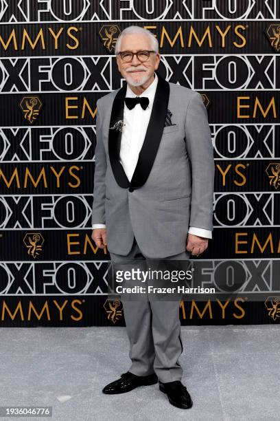 Brian Cox attends the 75th Primetime Emmy Awards at Peacock Theater on January 15, 2024 in Los Angeles, California.