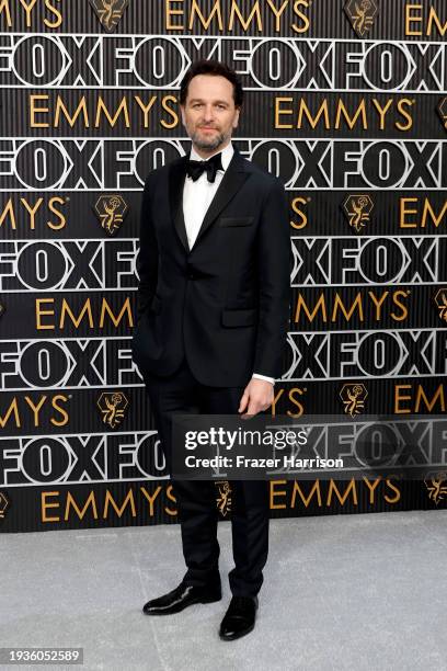 Matthew Rhys attends the 75th Primetime Emmy Awards at Peacock Theater on January 15, 2024 in Los Angeles, California.