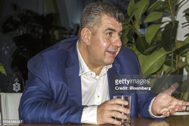 Croatian tycoon Pavao Vujnovac during an interview at his office in Zagreb, Croatia, on Wednesday, Jan. 17, 2024. Vujnovac plans to prepare Fortenova...