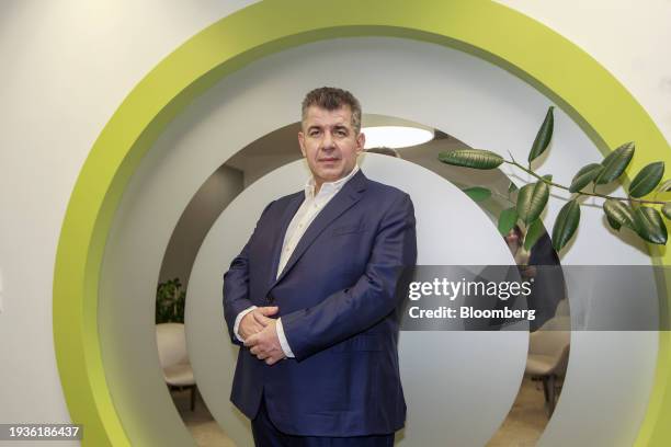 Croatian tycoon Pavao Vujnovac during an interview at his office in Zagreb, Croatia, on Wednesday, Jan. 17, 2024. Vujnovac plans to prepare Fortenova...