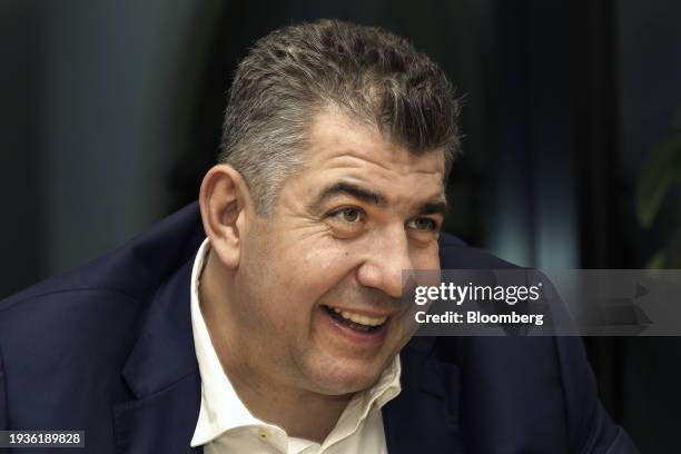 Croatian tycoon Pavao Vujnovac during an interview at his office in Zagreb, Croatia, on Wednesday, Jan. 17, 2024. Vujnovac plans to prepare Fortenova...