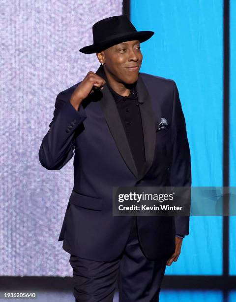 Arsenio Hall speaks onstage during the 75th Primetime Emmy Awards at Peacock Theater on January 15, 2024 in Los Angeles, California.