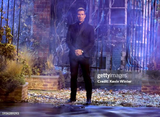 Dylan McDermott speaks onstage during the 75th Primetime Emmy Awards at Peacock Theater on January 15, 2024 in Los Angeles, California.