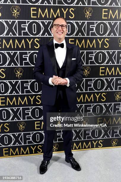 Charlie Collier attends the 75th Primetime Emmy Awards at Peacock Theater on January 15, 2024 in Los Angeles, California.